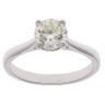 18ct White Gold 1.10ct Brilliant Cut Diamond Solitaire Ring