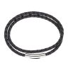 Unique & Co Black Duo Leather Bracelet