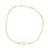 9ct Yellow Gold Twist Curb Bracelet 7.5"