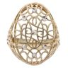 9ct Yellow and White Gold Patterned Fancy Ring