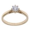 9ct Yellow Gold Cubic Zirconia Single Stone Ring