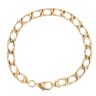 18ct Yellow Gold Curb Bracelet 8"