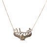 18ct Yellow Gold Bird Pendant and Chain 16"