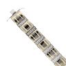 14ct Yellow And White Gold Greek Key Bracelet 8.5"