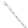 9ct Yellow Gold Cubic Zirconia Infinity Bracelet 7"
