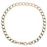 9ct Yellow Gold Curb Bracelet 8"