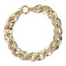 14ct Yellow Gold Fancy 8" Bracelet