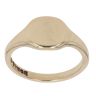 9ct Yellow Gold Plain Signet Ring
