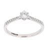 18ct White Gold Certificated Diamond Solitaire Ring