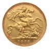 1908 Edward VII Large Head UK Half Sovereign Coin