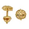22ct Yellow Gold Floral Stud Earrings