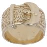 9ct Yellow Gold Patterned Buckle Ring