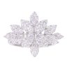 18ct White Gold 1.40ct Diamond Cluster Ring