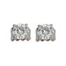 18ct White Gold 0.65ct Brilliant Cut Diamond Stud Earrings