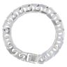 Silver Patterned Fancy Bracelet 8" By Icesia