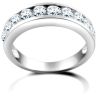 18ct White Gold 1.25ct Channel Set Diamond Half Eternity Ring