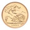 1982 Elizabeth II Decimal Portrait UK Half Sovereign Coin