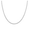 18ct White Gold 6.28ct Brilliant Cut Diamond Tennis Chain 18"