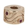 14ct Yellow Gold Pandora Ruby Babbling Brook Clip Charm
