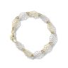 9ct Yellow And White Gold Celtic 7" Bracelet
