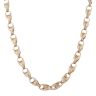9ct Yellow Gold Patterned Tulip Chain 32"