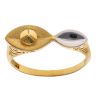 22ct Yellow and White Gold Duo Marquise Fancy Ring
