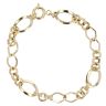 14ct Yellow Gold Fancy 8" Bracelet