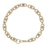 9ct Yellow Gold Fancy Bracelet 9"