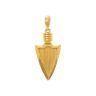 22ct Yellow Gold Golden Arrowhead Pendant