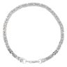 Silver Byzantine Bracelet 8" By Icesia