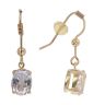 9ct Yellow Gold Morganite Drop Earrings