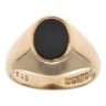 9ct Yellow Gold Onyx Signet Ring