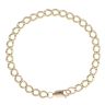 9ct Yellow Gold Curb Bracelet 9"