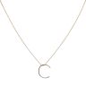 9ct Yellow Gold 0.05ct Diamond Two Stone Pendant and Chain 18"
