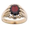 9ct Yellow Gold Ruby Single Stone Ring