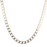 9ct Yellow Gold Square Curb Chain 20"