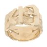 9ct Yellow Gold Patterned Buckle Ring