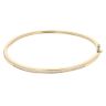 18ct Yellow Gold 0.75ct Princess Cut Diamond Bangle
