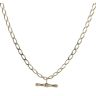9ct Yellow Gold Curb T-Bar Chain 20"