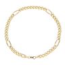 18ct Yellow Gold Figaro Bracelet 8.5"