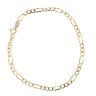 9ct Yellow Gold 7" Figaro Bracelet