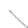 9ct White Gold 7.00ct Diamond Tennis Bracelet 7"