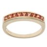 9ct Yellow Gold Citrine Half Eternity Ring