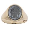 9ct Yellow Gold Haematite Centurion Signet Ring