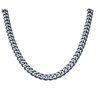 Unique & Co Stainless Steel Blue Curb Chain 20"