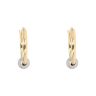 9ct Yellow Gold Glitterball Hoop Earrings