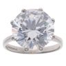9ct White Gold Cubic Zirconia Single Stone Ring