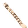 9ct Yellow Gold ID Curb Bracelet 8"