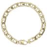 9ct Yellow Gold Anchor Plain Bracelet 7.5"