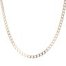9ct Yellow Gold Square Curb Chain 22"